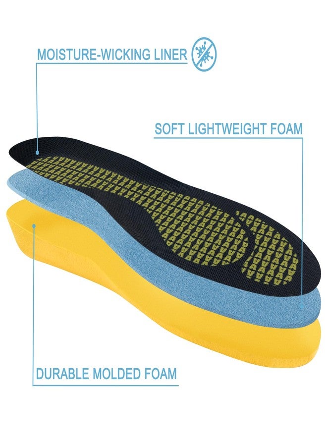 Endoto Insoles for Keen Men Shoes, Replacement Footwear Inserts Comfort & Foot Pain Relief for Work Boot(Size:US Men10.5-EU44) - Image 3